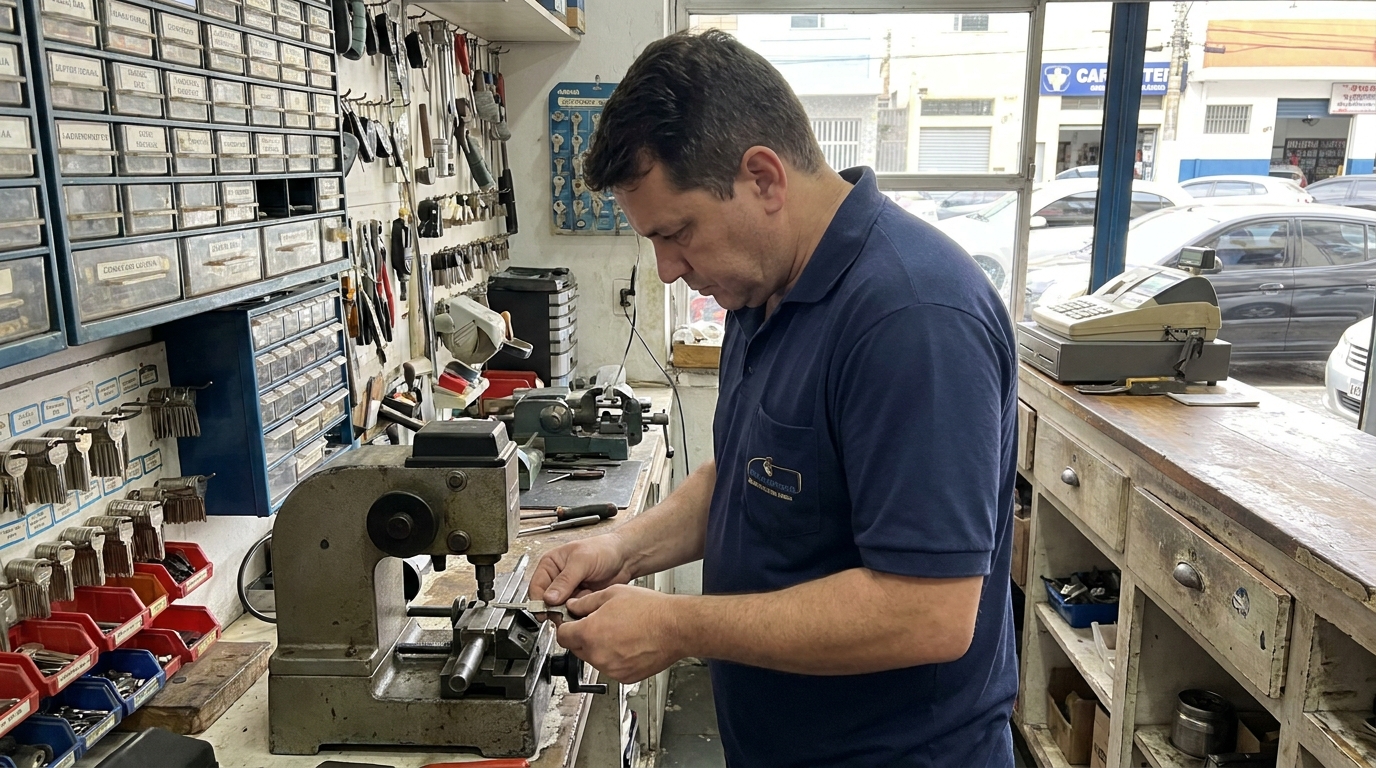 Confecção de Chave Automotiva profissional em Curitiba‑PR