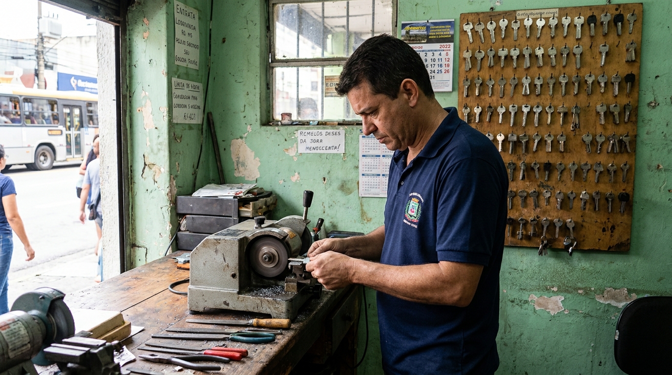 Cópia de Chave Residencial profissional em Curitiba‑PR