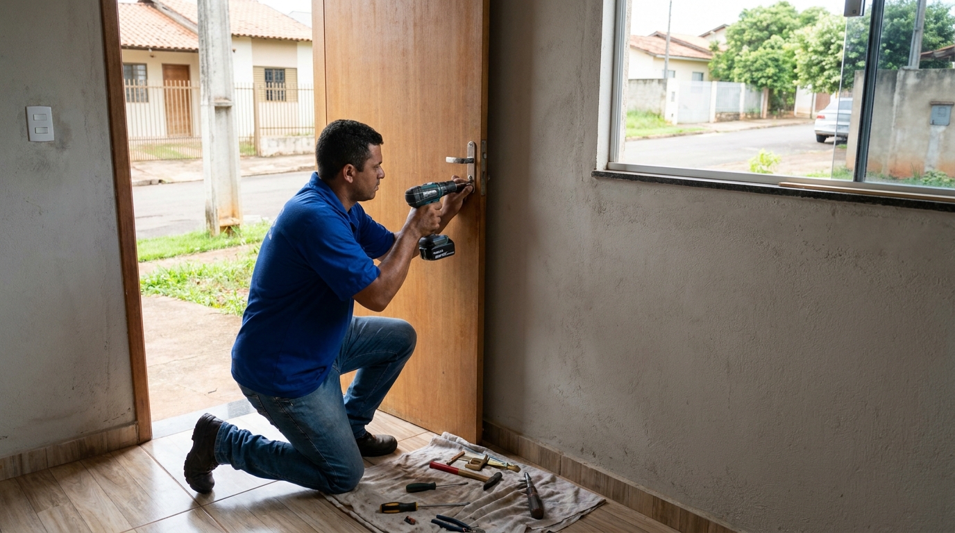 Instalação de Fechadura Residencial profissional em Curitiba‑PR