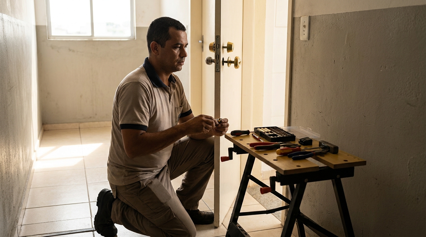 Troca de Segredo Residencial profissional em Curitiba‑PR